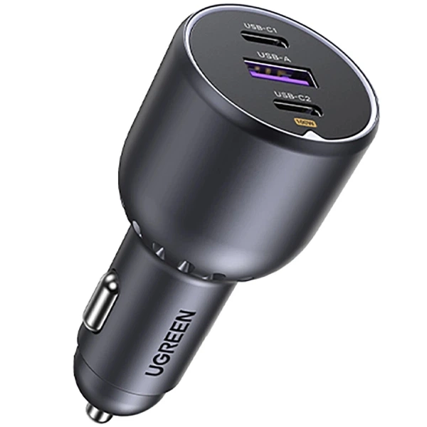 Зарядное устройство Ugreen 3xUSB 130W (2xUSB-C+USB-A) QC3.0 (EC705) (35025) фото2