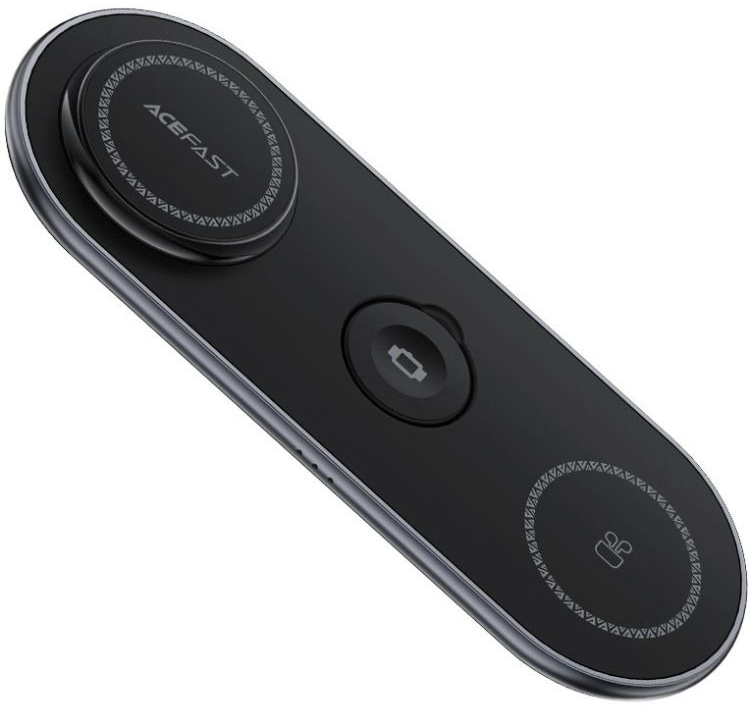 Бездротовий зарядний пристрій Acefast Wireless QI 3in1 15W E19 Qi2 (6974316283096) фото3