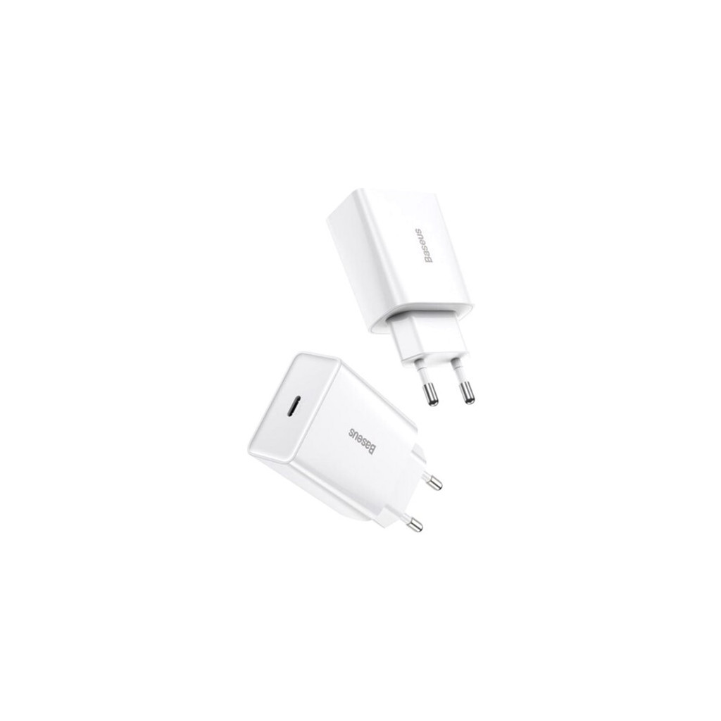 Зарядний пристрій Baseus Speed Mini Quick Charger White (CCFS-SN02) фото5