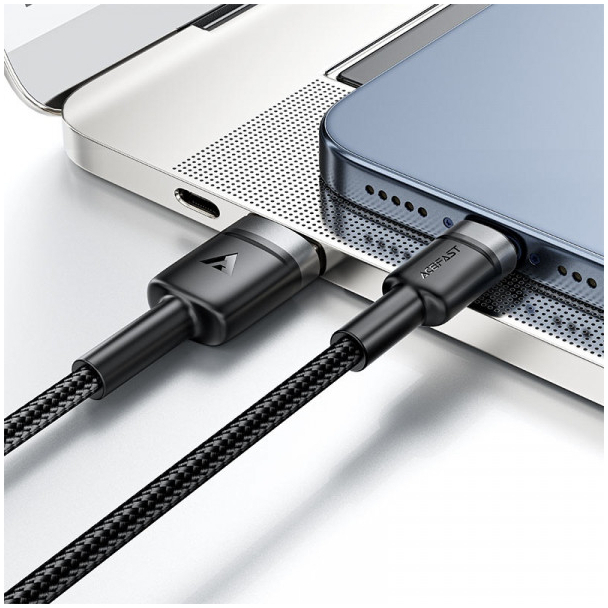 Кабель USB 2.0 AM to USB-C 1.2m 60W black Acefast (6974316285144) фото6