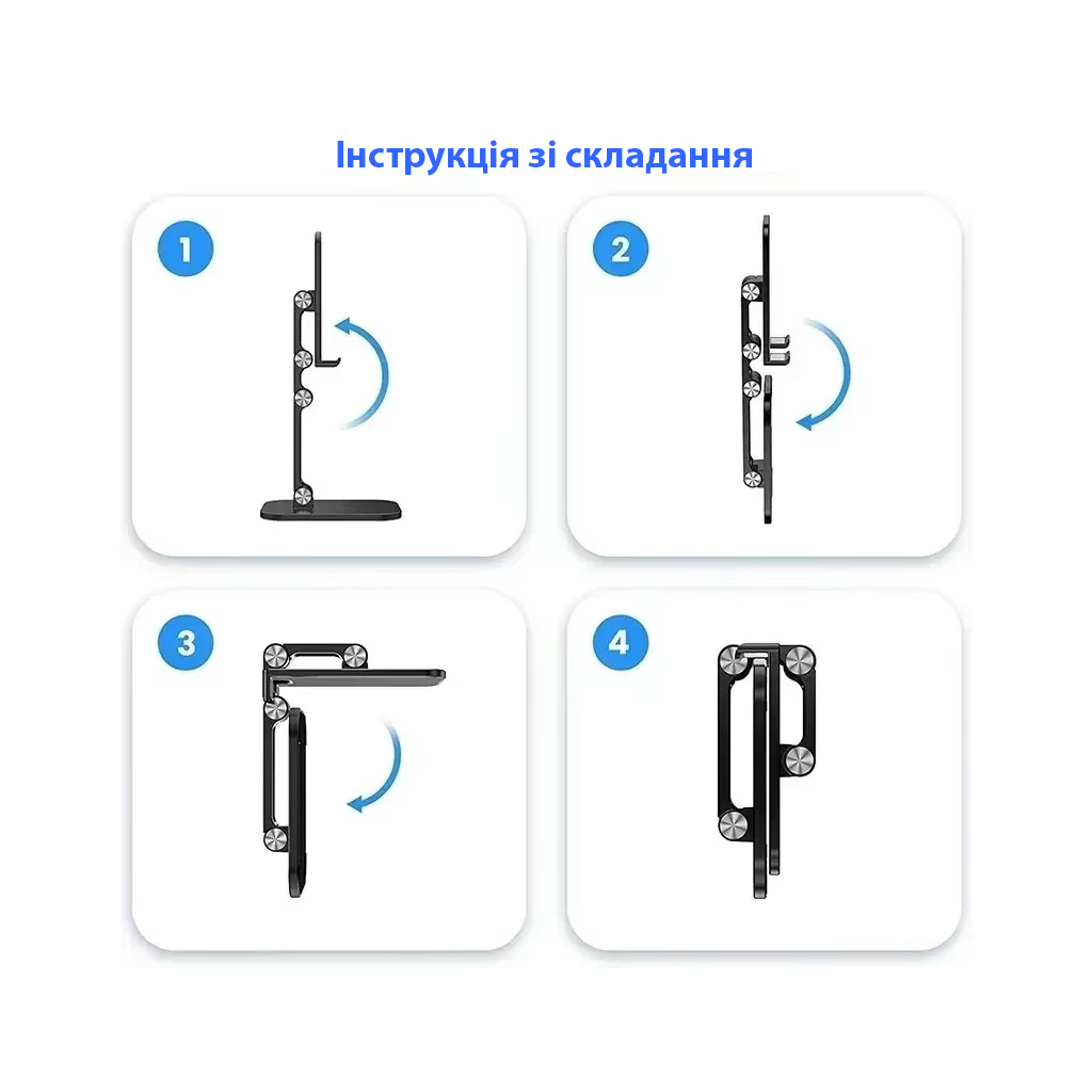 Подставка для планшета Dynamode smartphones/tablets 4-13 inches (PH-Stand-02 black) фото9