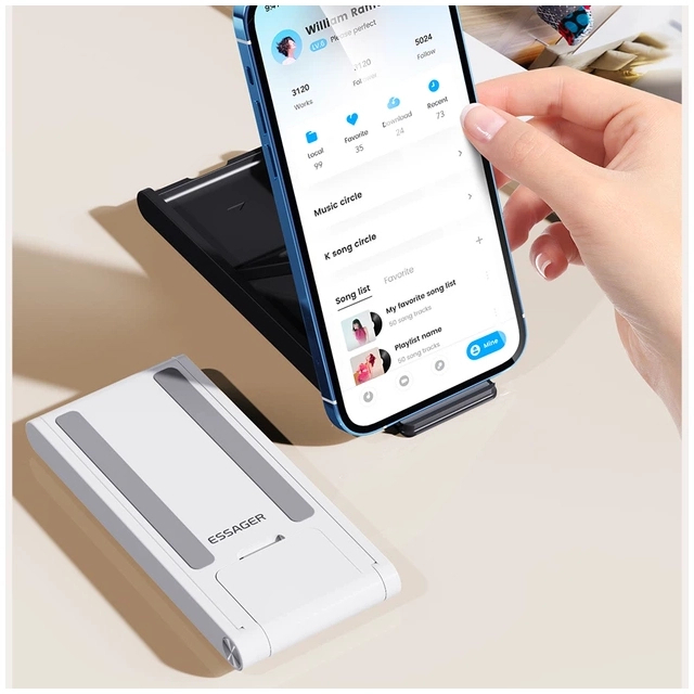 Підставка до планшета та телефона Moonlight Box Desk Stand White Essager (EZJZM-YGBH02-Z) фото