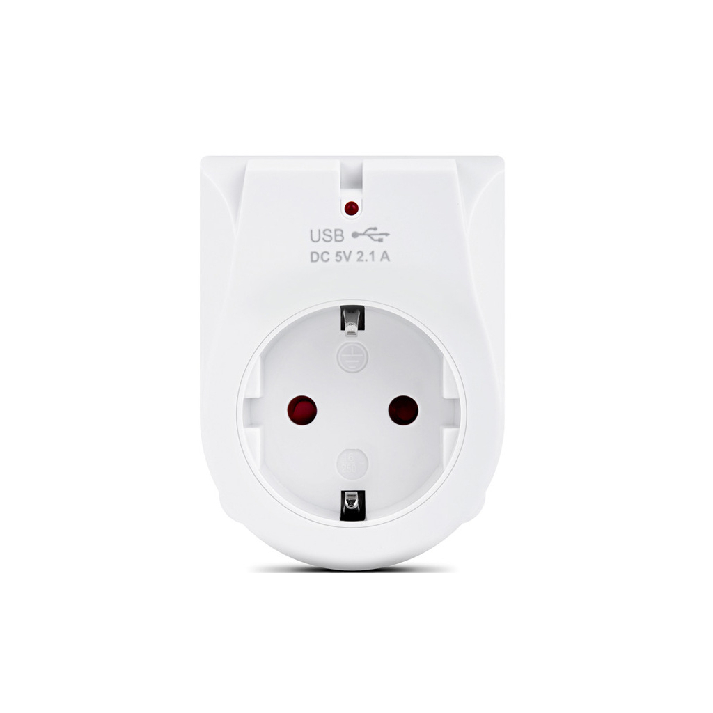 Зарядний пристрій REAL-EL 2*USB 10W (CS-25) фото2