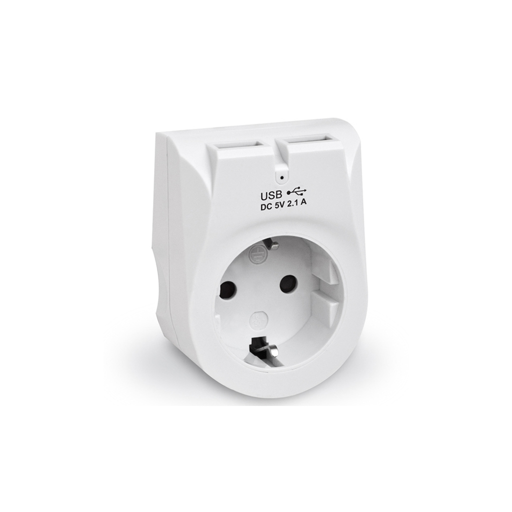 Зарядний пристрій REAL-EL 2*USB 10W (CS-25) фото3