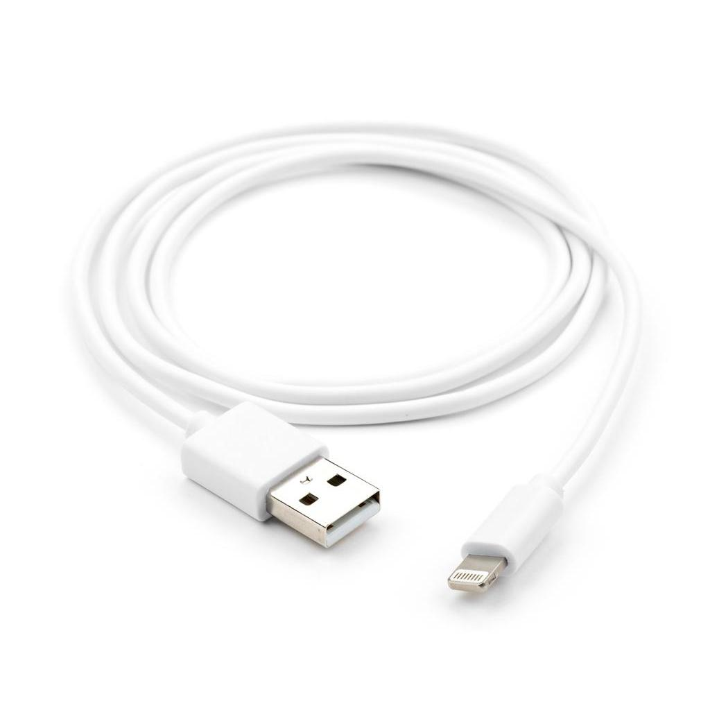 Кабель USB 2.0 AM to Lightning PVC 1m white Vinga (VCPDCL1W) фото3
