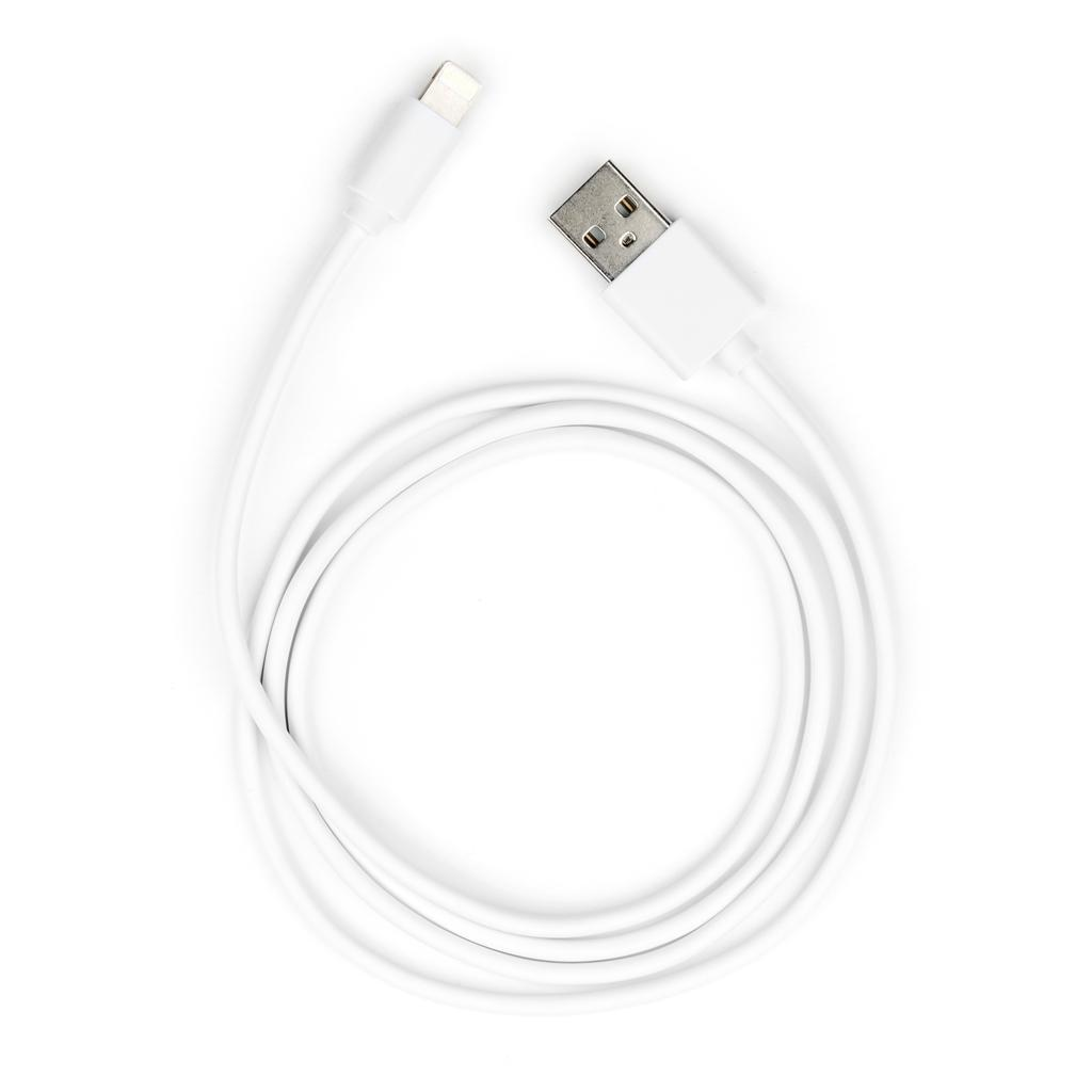 Кабель USB 2.0 AM to Lightning PVC 1m white Vinga (VCPDCL1W) фото4