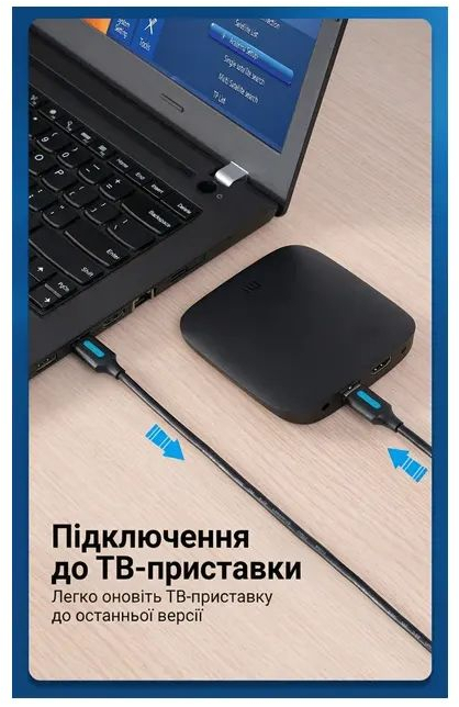 Кабель USB 3.0 AM/AM 3.0m black Vention (CONBI) фото6