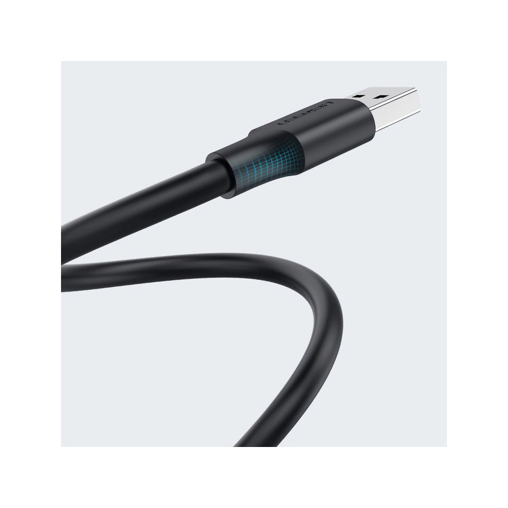 Кабель USB 2.0 AM/AM 0.5m US102 black Ugreen (10308) фото3