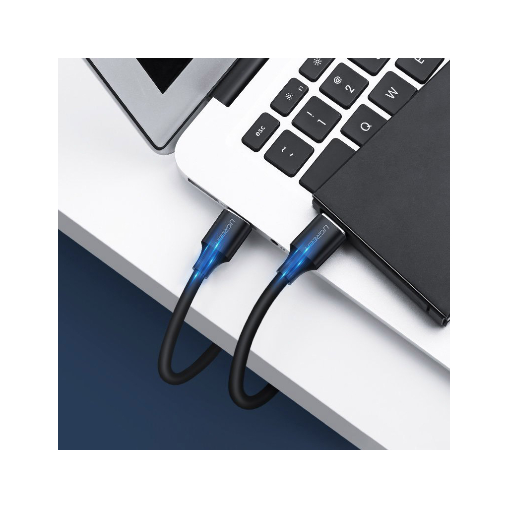 Кабель USB 2.0 AM/AM 0.5m US102 black Ugreen (10308) фото7