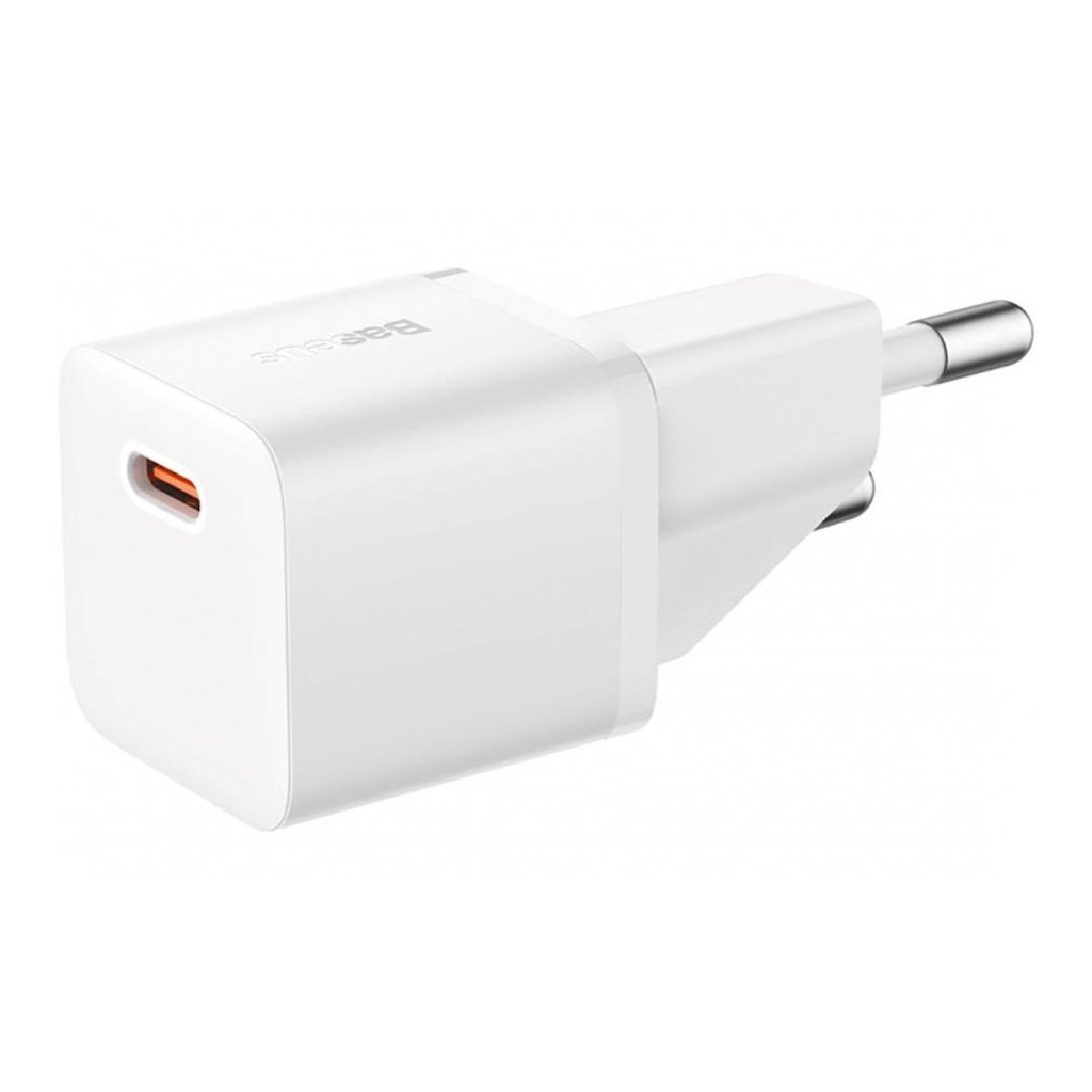Зарядний пристрій Baseus GaN5 Fast Charger USB-C 20W white (CCGN050102) фото2