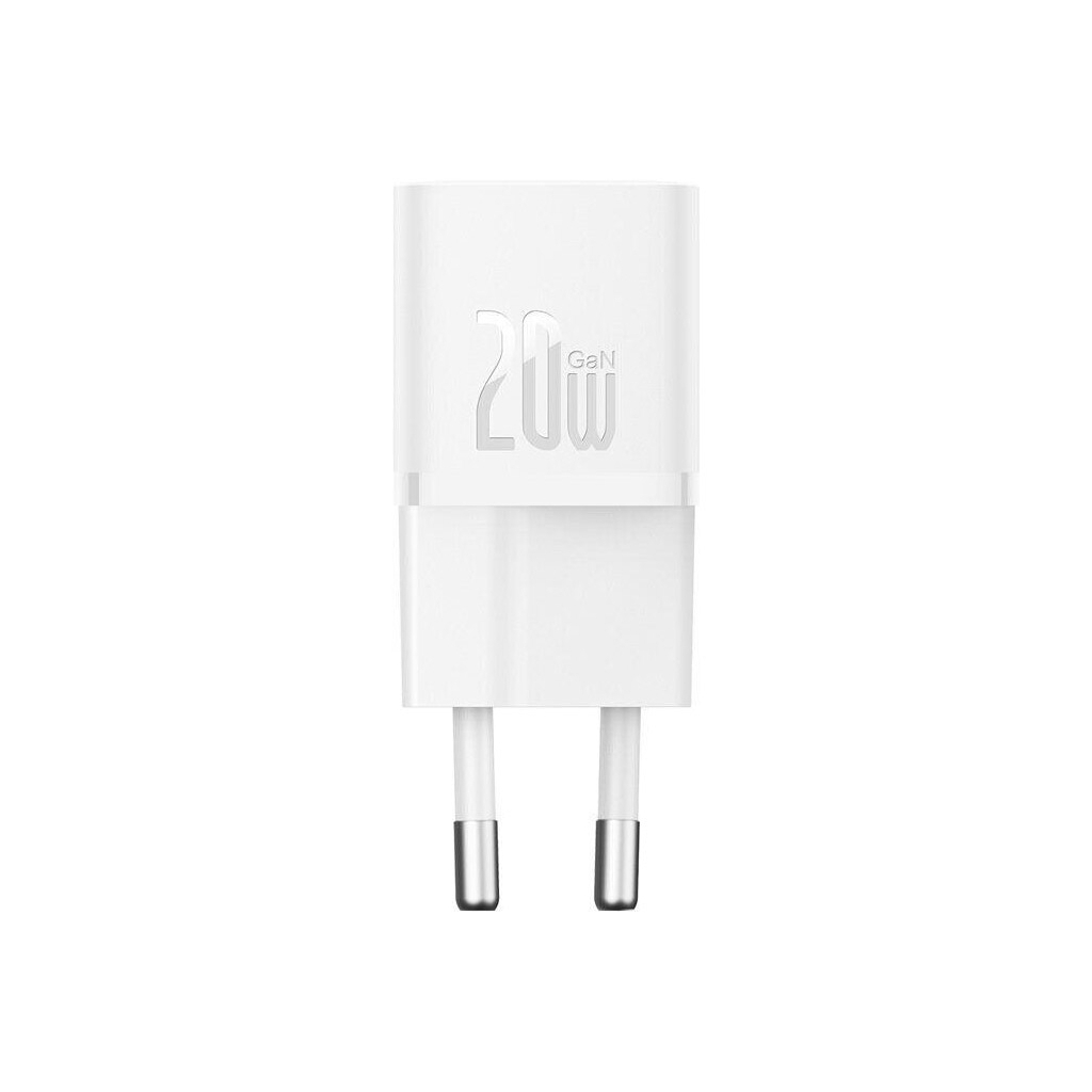 Зарядний пристрій Baseus GaN5 Fast Charger USB-C 20W white (CCGN050102) фото3