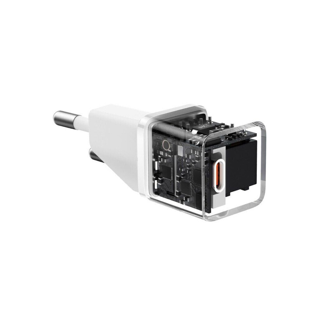 Зарядний пристрій Baseus GaN5 Fast Charger USB-C 20W white (CCGN050102) фото5
