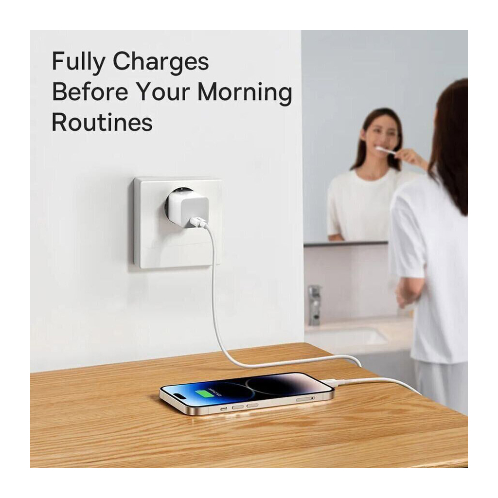 Зарядний пристрій Baseus GaN5 Fast Charger USB-C 20W white (CCGN050102) фото12