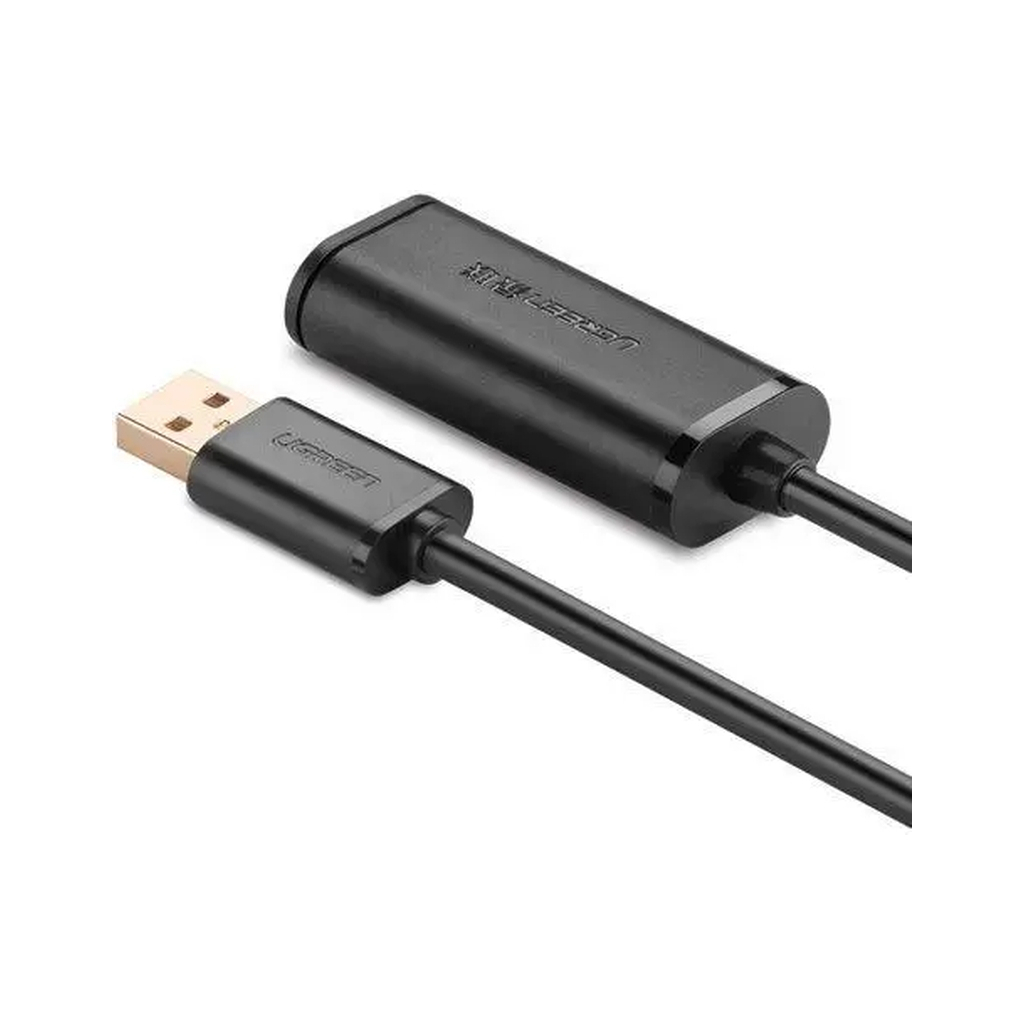 Кабель USB 2.0 AM to AF 15.0m Active black Ugreen (10323) фото3