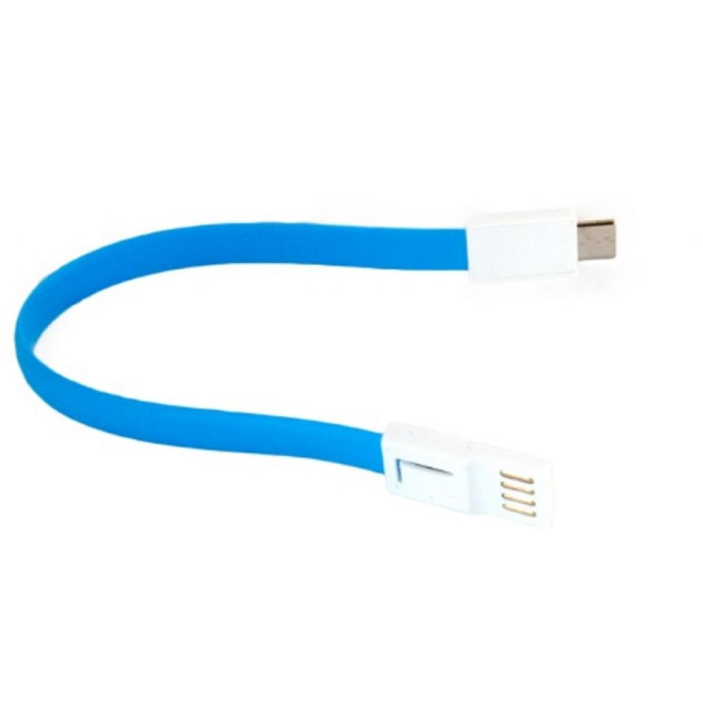 Кабель USB 2.0 AM to USB-C 0.18m blue Extradigital (KBU1787) фото3