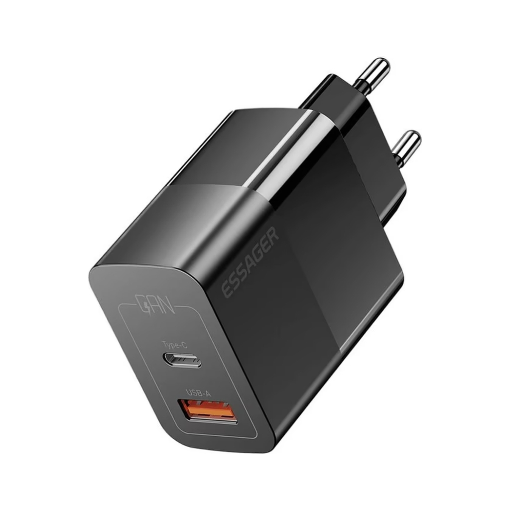 Зарядное устройство 1xUSB-C + 1xUSB 33W Essager (ECTAC-PCB01-P) фото2