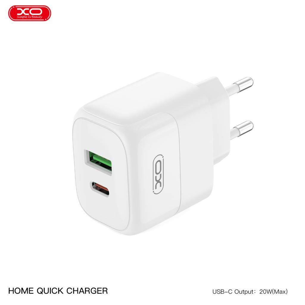 Зарядний пристрій XO 1xUSB QC3.0 + 1xUSB-C PD20W (XO-QC37) фото7