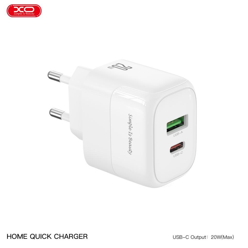 Зарядний пристрій XO 1xUSB QC3.0 + 1xUSB-C PD20W (XO-QC37) фото8