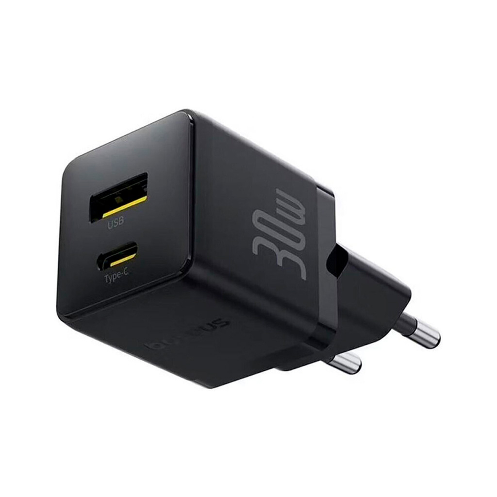 Зарядний пристрій Baseus Palm Fast Charger C+U 30W cluster black (P1011160A113-00) фото2
