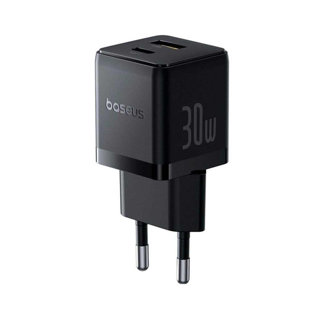 Зарядний пристрій Baseus Palm Fast Charger C+U 30W cluster black (P1011160A113-00) фото3