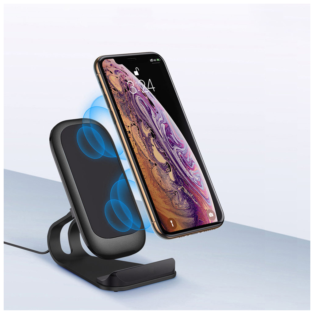 Зарядное устройство ColorWay Wireless Stand 15W Black (CW-CHW31Q-BK) фото3