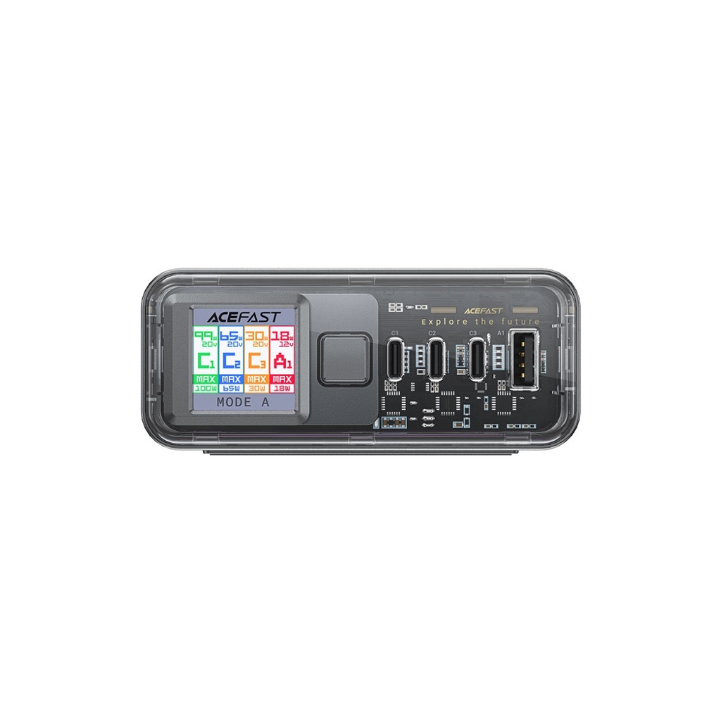 Зарядний пристрій Acefast 4xUSB 218W (3xUSB-C + USB-A) Gan Z4 Fast Charger (6974316282587) фото2