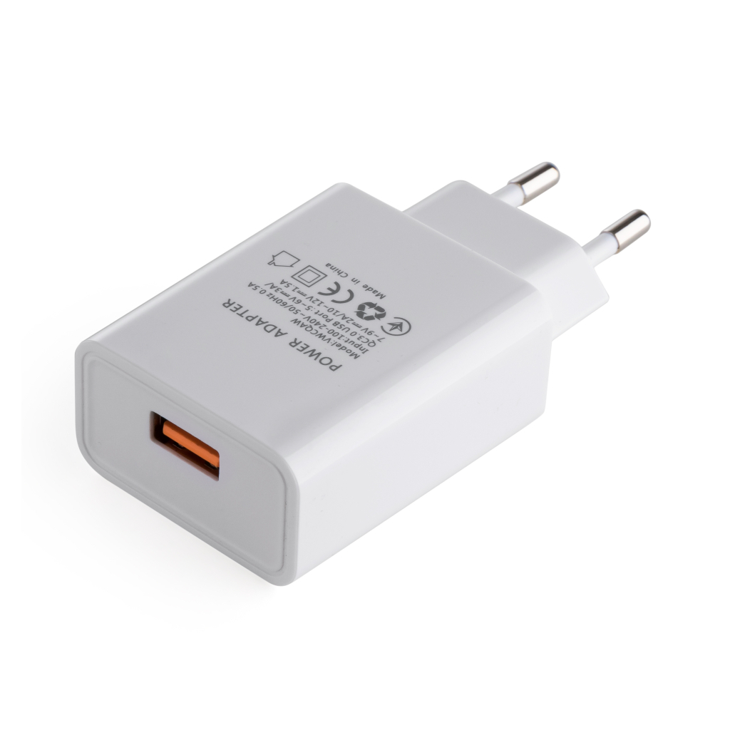 Зарядний пристрій Vinga QC3.0 Quick Wall Charger 1xUSB 18W Max (VWCQAW) фото3