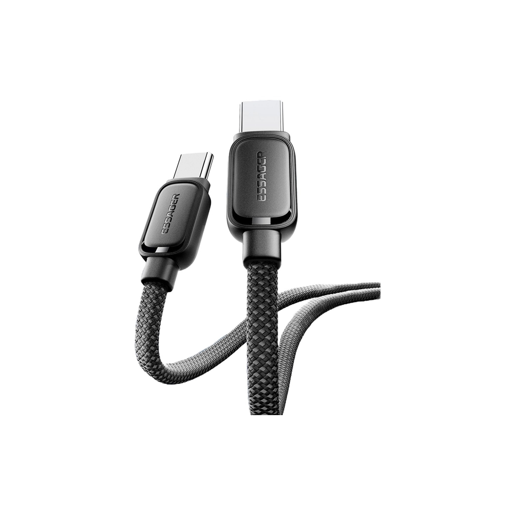Кабель USB-C to USB-C 1.0m 100W black Essager (EXCTT1-TD01-P) фото4