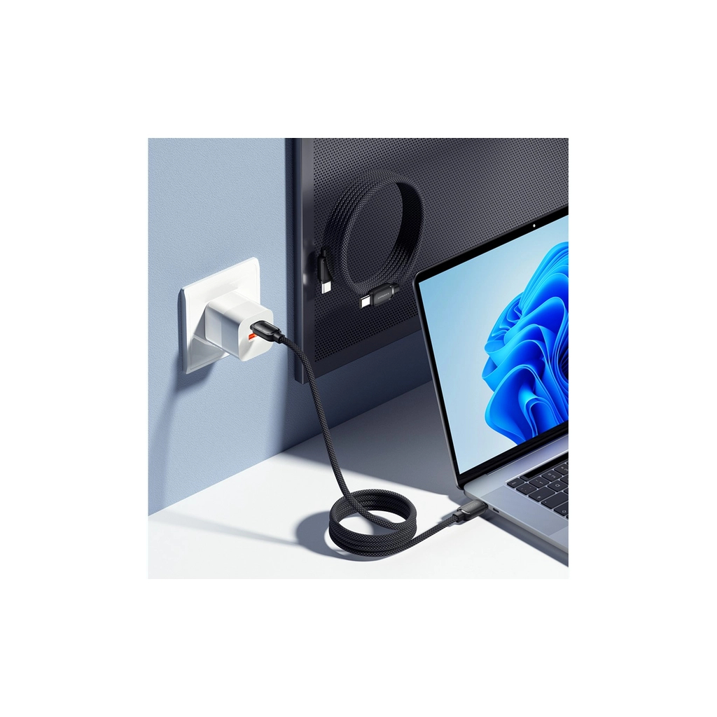 Кабель USB-C to USB-C 1.0m 100W black Essager (EXCTT1-TD01-P) фото8