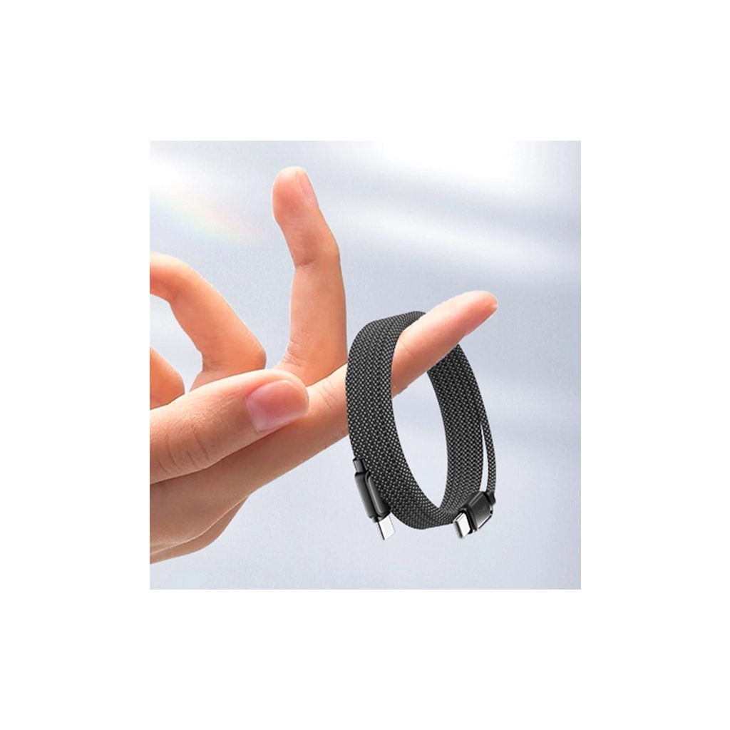 Кабель USB-C to USB-C 1.0m 100W black Essager (EXCTT1-TD01-P) фото10