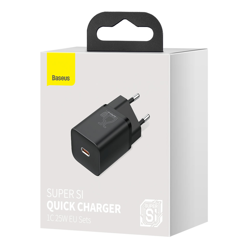 Зарядний пристрій Baseus Super Si Quick Charger 1C 25W Black (CCSP020101) фото5