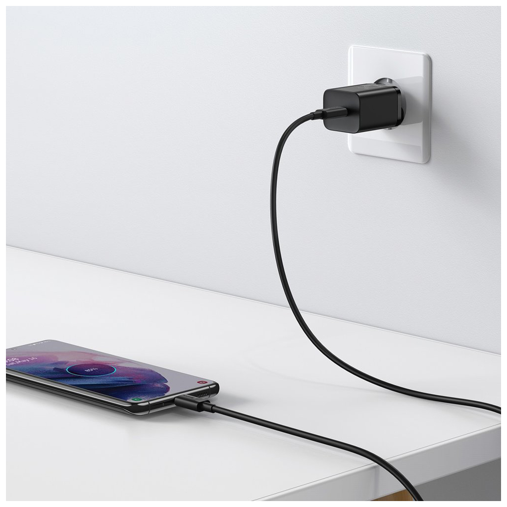 Зарядний пристрій Baseus Super Si Quick Charger 1C 25W Black (CCSP020101) фото7