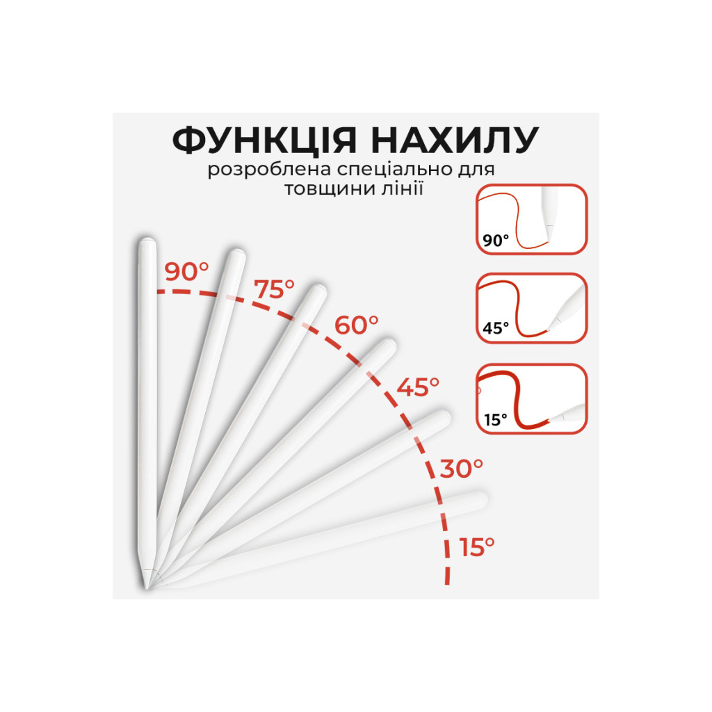 Стилус AirOn AirSens white for iPad (6126755813230) фото5