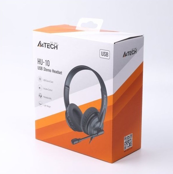 Наушники A4Tech HU-10 Black (4711421965286) фото3