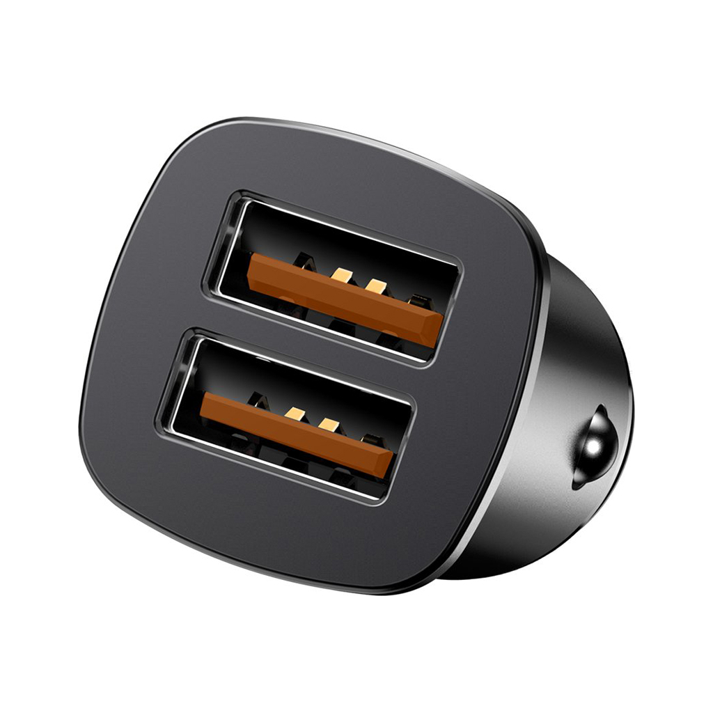 Зарядний пристрій Baseus Square metal A+A 30W Black (CCALL-DS01) фото3