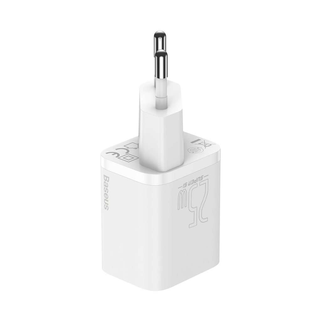 Зарядний пристрій Baseus Super Si Quick Charger 1C White (CCSP020102) фото2