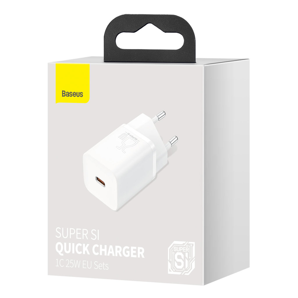 Зарядний пристрій Baseus Super Si Quick Charger 1C White (CCSP020102) фото5