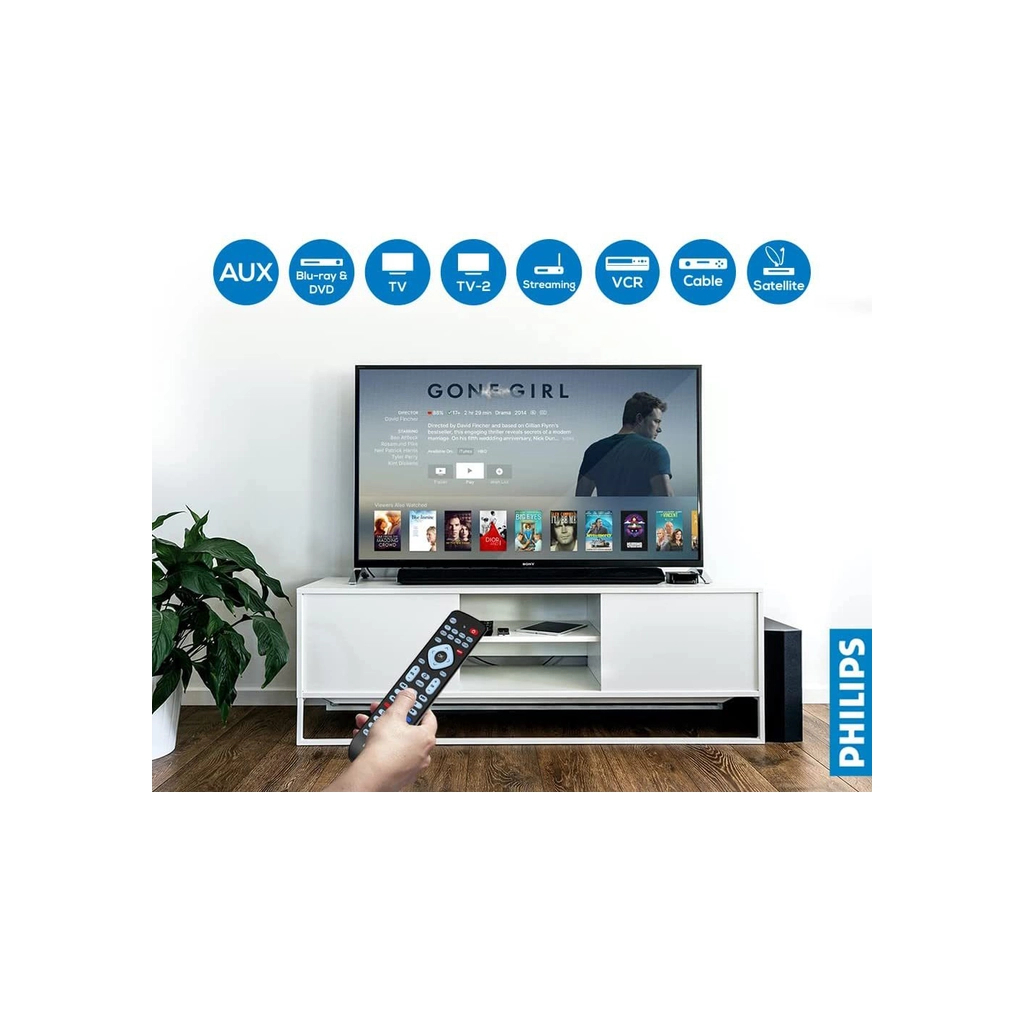 Пульт ДК для телевізора Philips Perfect replacement 8-в-1 (SRP2018/10) фото