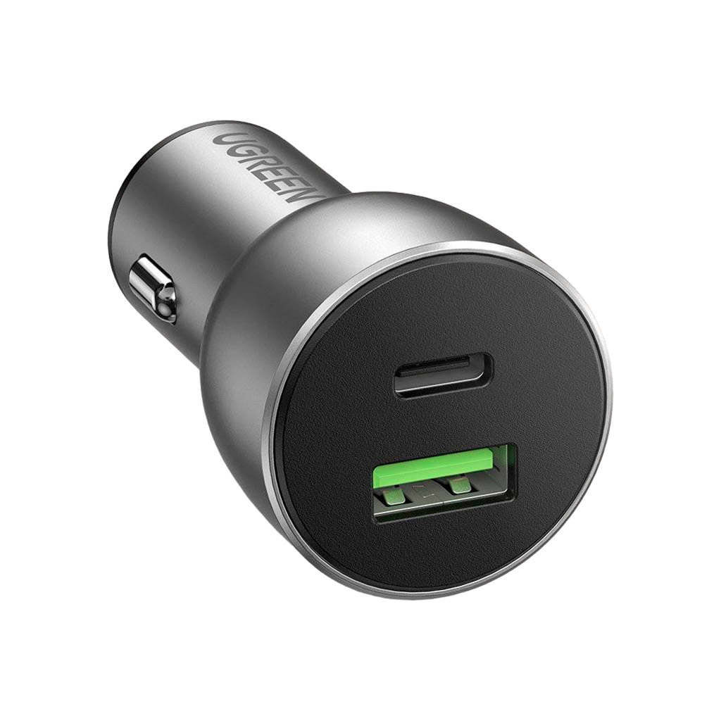Зарядний пристрій Ugreen 1xUSB-C + 1xUSB QC3.0 60W CD213 gray (60980) фото2