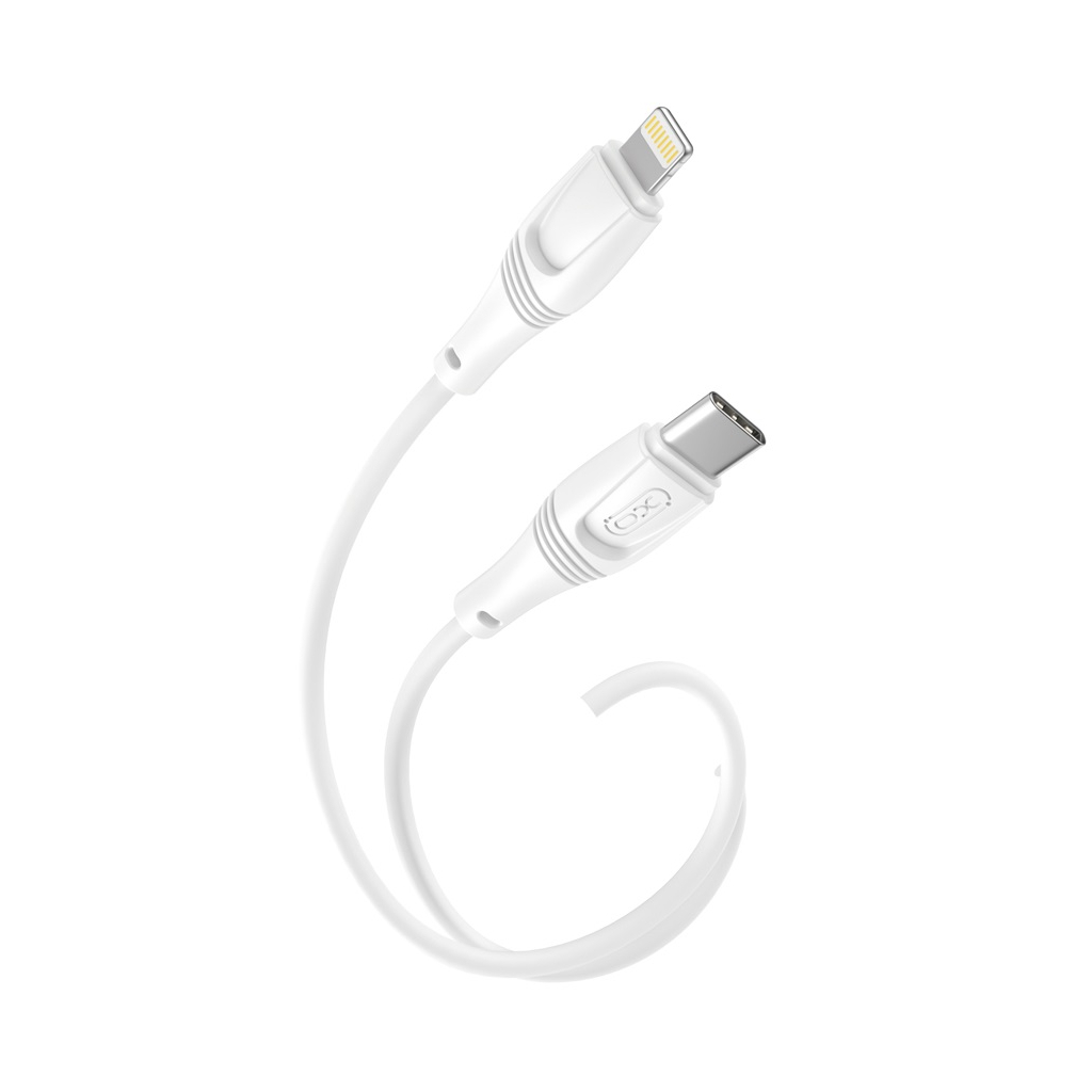 Кабель USB-C to Lightning 1.0m 27W High Elastic Zeus XO (NBQ239A_White) фото3