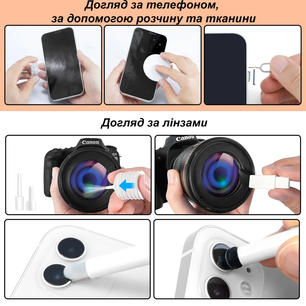 Чистящий набор XoKo Multifinctional Cleaning set 20 in 1 (XK-CS1000) фото11
