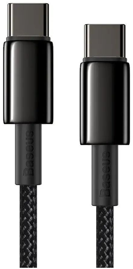 Кабель USB-C to USB-C 1.0m 100W black Baseus (CATWJ-01) фото3