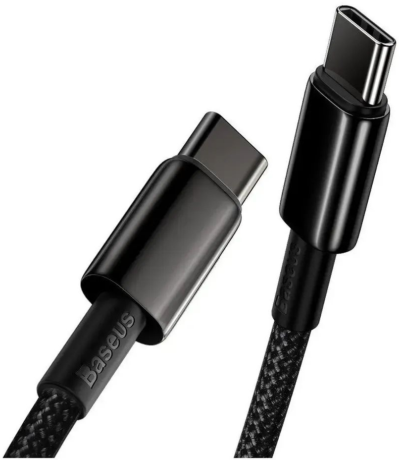 Кабель USB-C to USB-C 1.0m 100W black Baseus (CATWJ-01) фото4