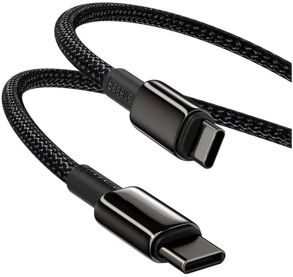 Кабель USB-C to USB-C 1.0m 100W black Baseus (CATWJ-01) фото5