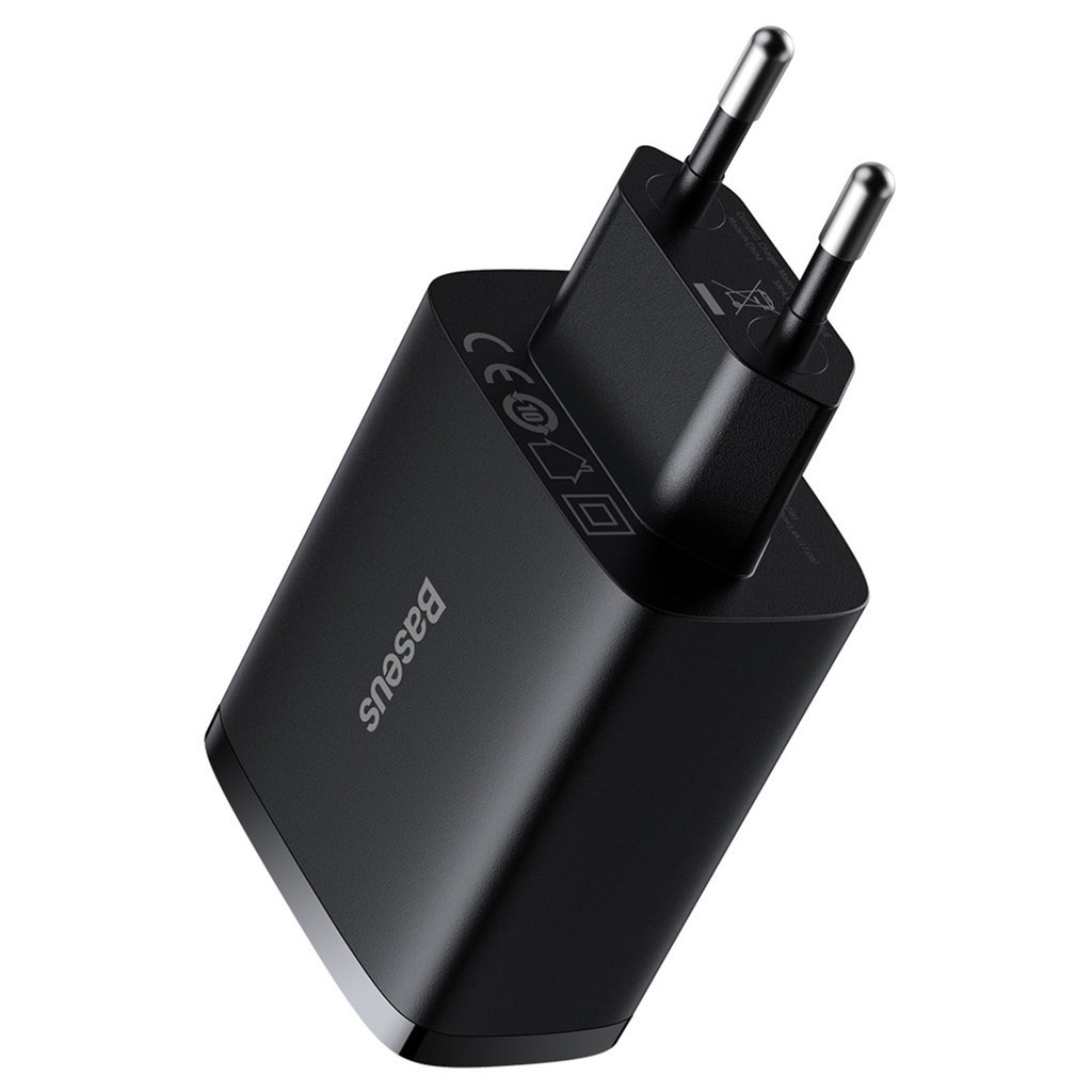Зарядний пристрій Baseus Compact Charger 3U Black (CCXJ020101) фото6