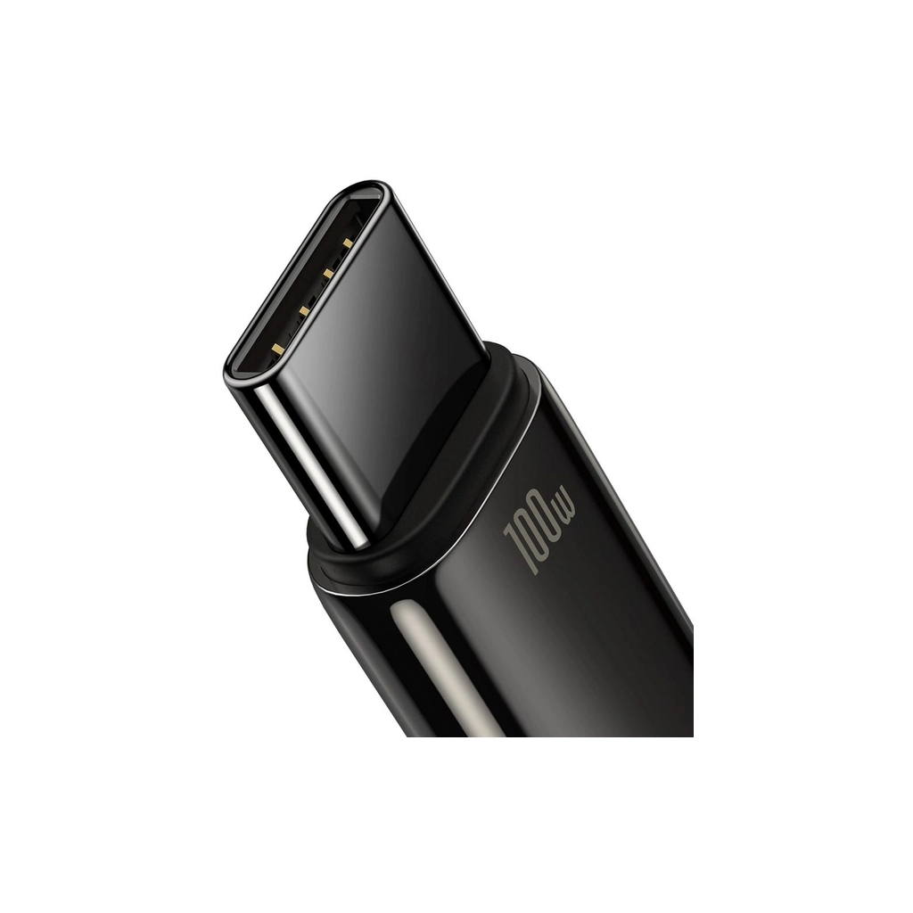 Кабель USB 2.0 AM to USB-C 1.0m 100W black Baseus (CAWJ000001) фото2