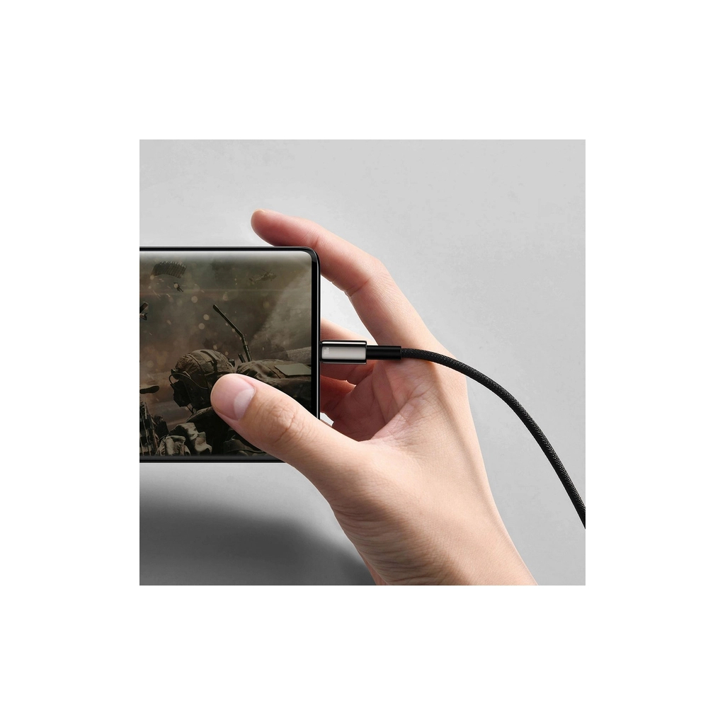 Кабель USB 2.0 AM to USB-C 1.0m 100W black Baseus (CAWJ000001) фото7
