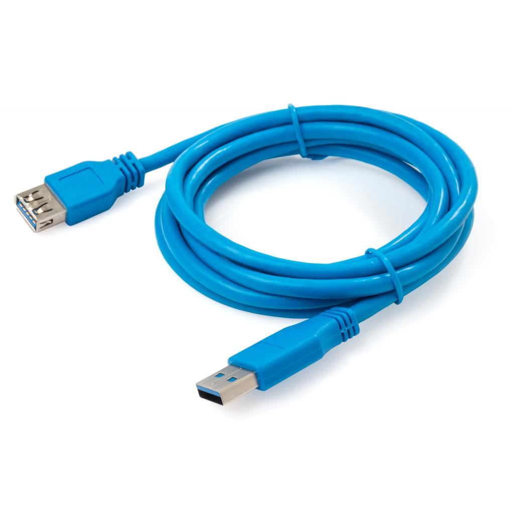 Кабель USB 3.0 AM/AF 1.8m Vinga (VCPUSB3AMAF1.8B) фото2