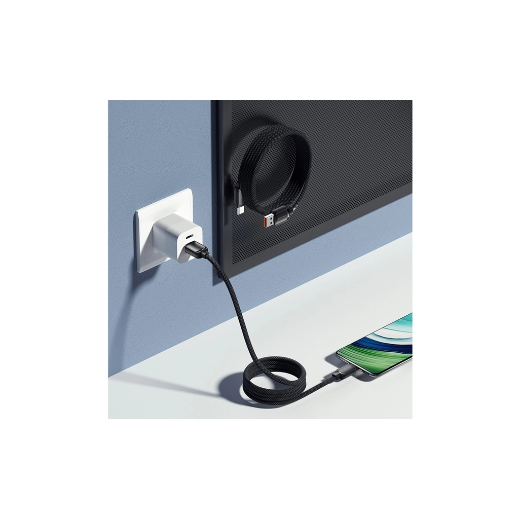 Кабель USB 2.0 AM to USB-C 1.0m 7A black Essager (EXCT-TD01-P) фото8