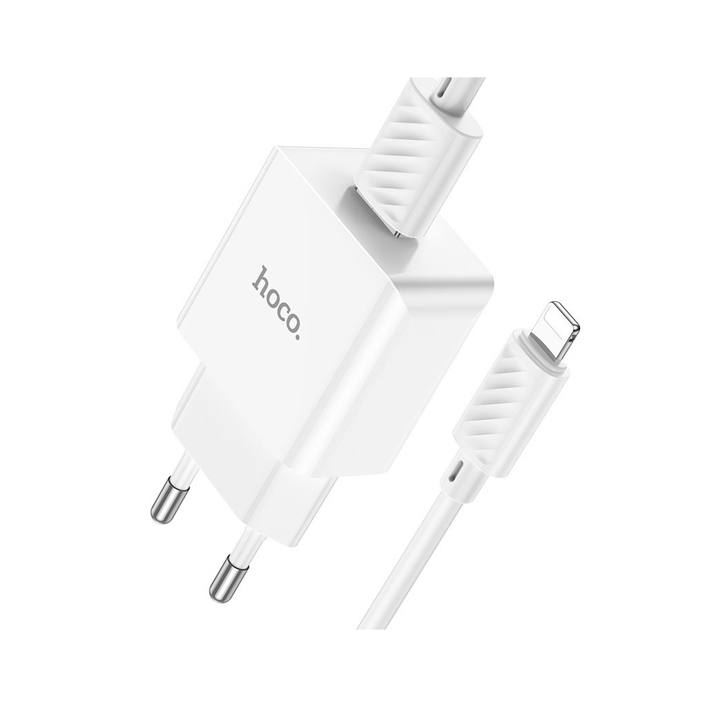 Зарядное устройство HOCO C106A charger set(iP) White (6931474783899) фото3